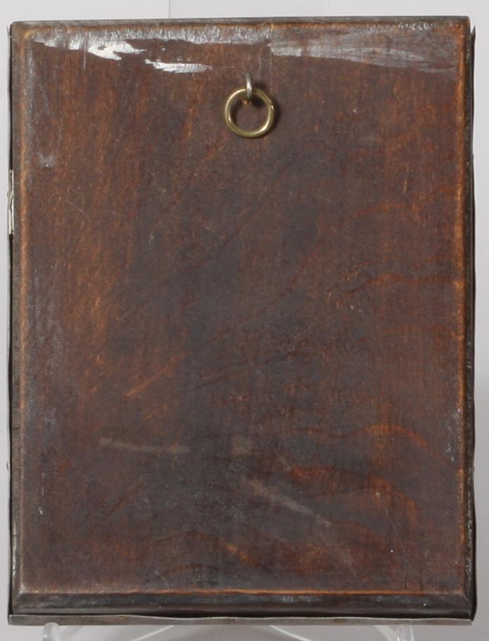 IKONER,2 st, trä, silver, mässing, trol Ryssland.