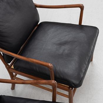 Ole Wanscher, a pair of armchairs, "Colonial Chair OW 149", Carl Hansen & Son, Denmark.