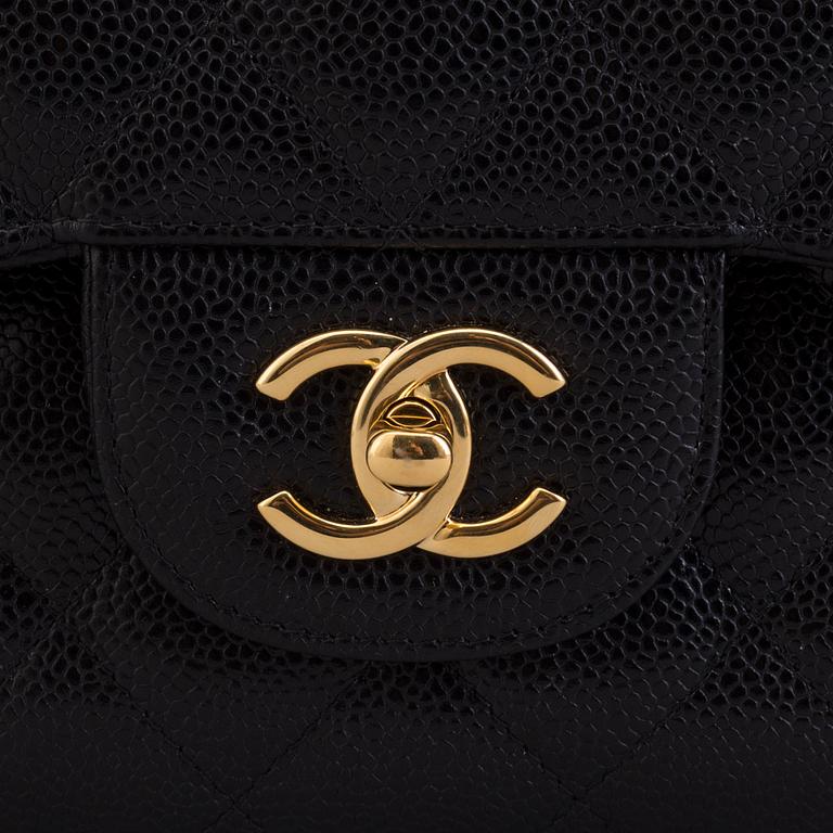 VÄSKA, "Double flap bag maxi", Chanel 2015-16.