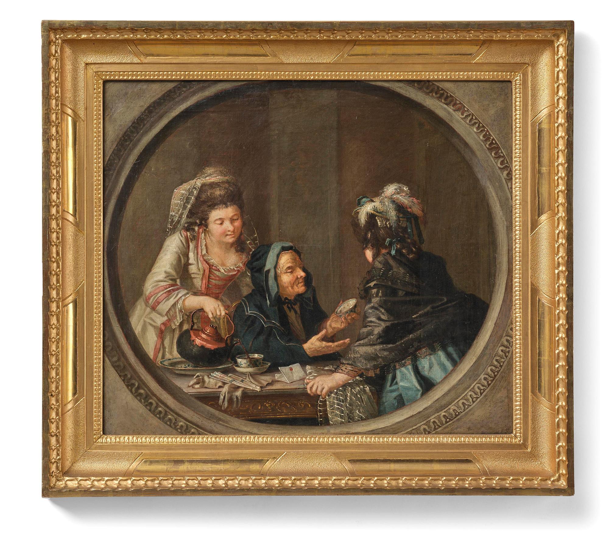 Pehr Hilleström, "Hos spåkvinnan" (At the fortune teller).