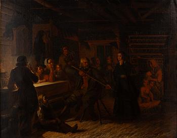 Robert Wilhelm Ekman, "Pistol berättar i stugan" Ur Runebergs "Julkvällen".