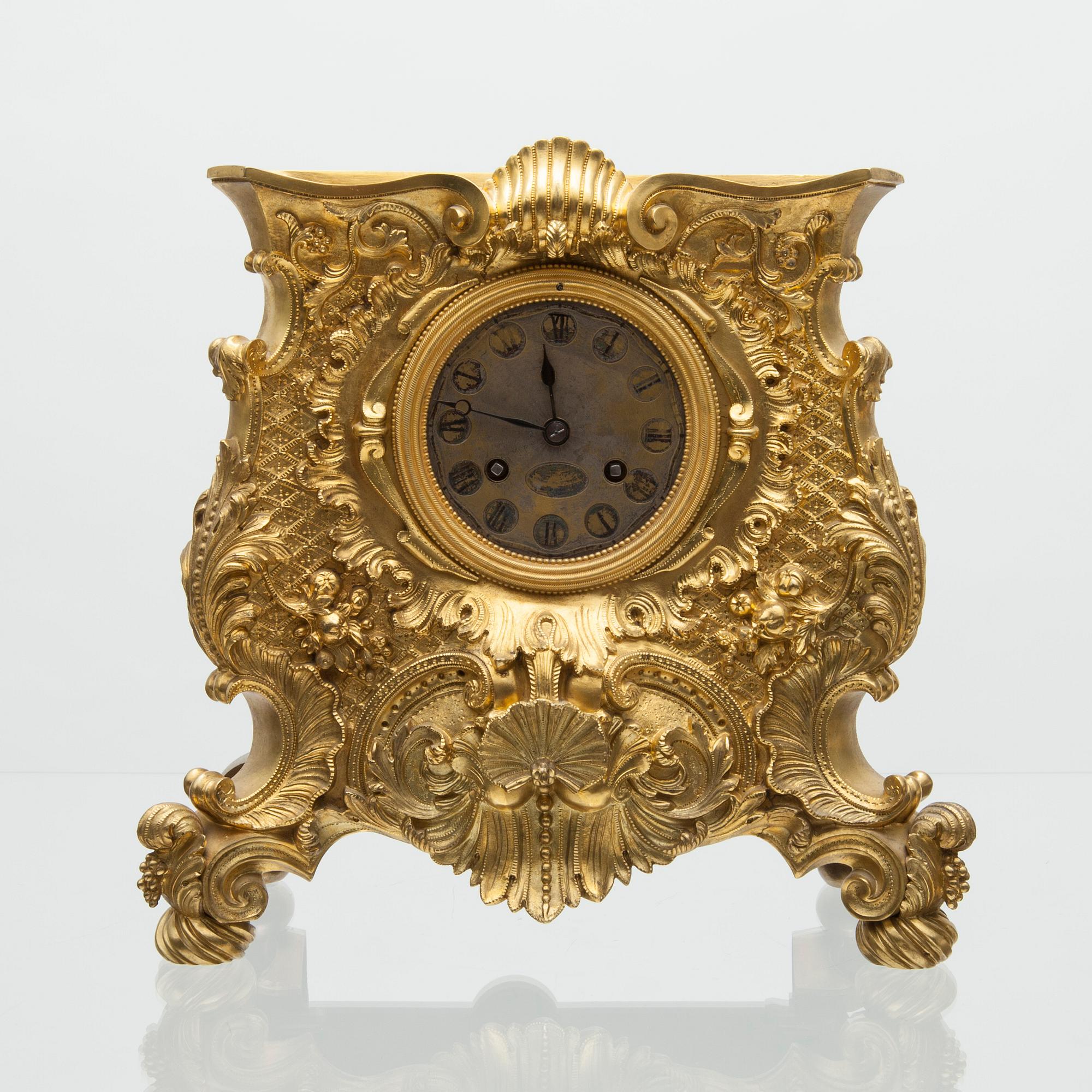 BORDSPENDYL, senempire. 1800-talets mitt.
