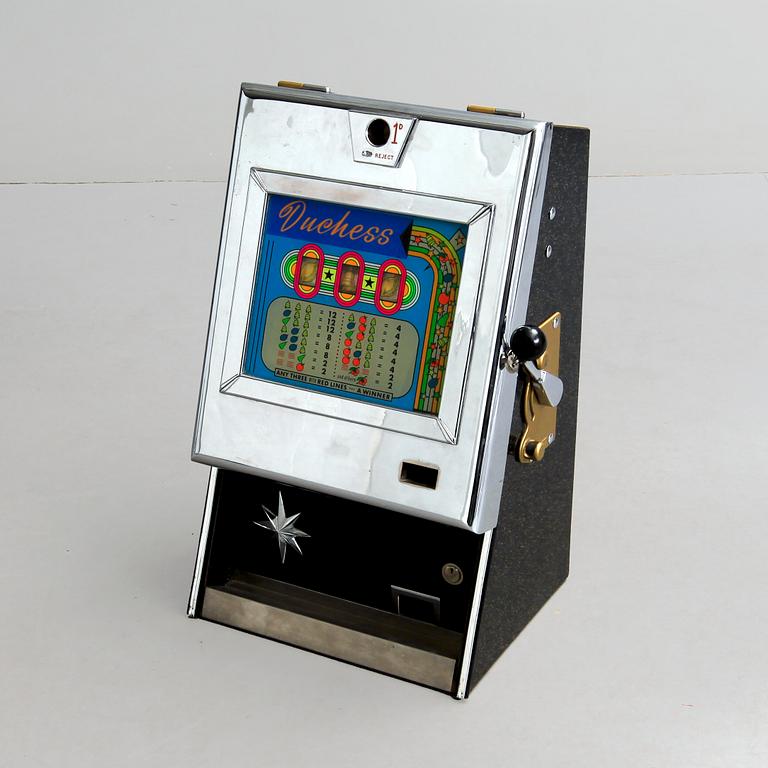 ENARMAD BANDIT/SPELAUTOMAT, 1900-talets andra hälft.