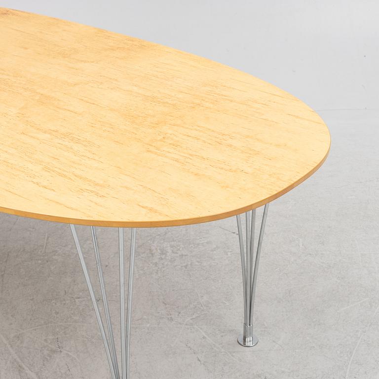 Bruno Mathsson & Piet Hein, dining table "Superellipse", Bruno Mathsson International, Värnamo, second half of the 20th century.