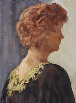 Lotte Laserstein, Seated lady.