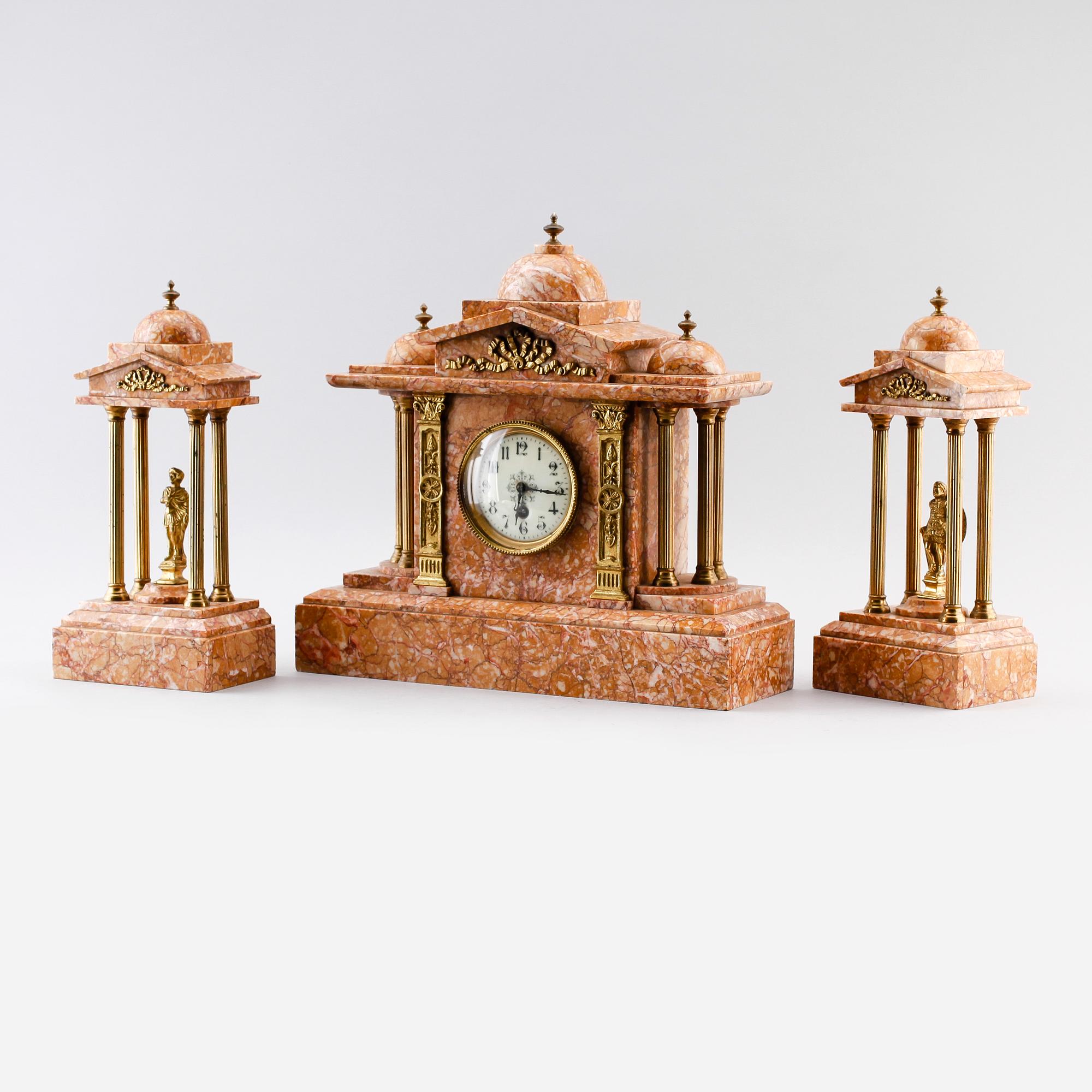 KLOCKGARNITYR, 3 delar, 1900-talets början.