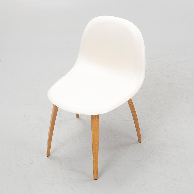 Komplot Design, four "3D" dining chairs, Gubi, Denmark.