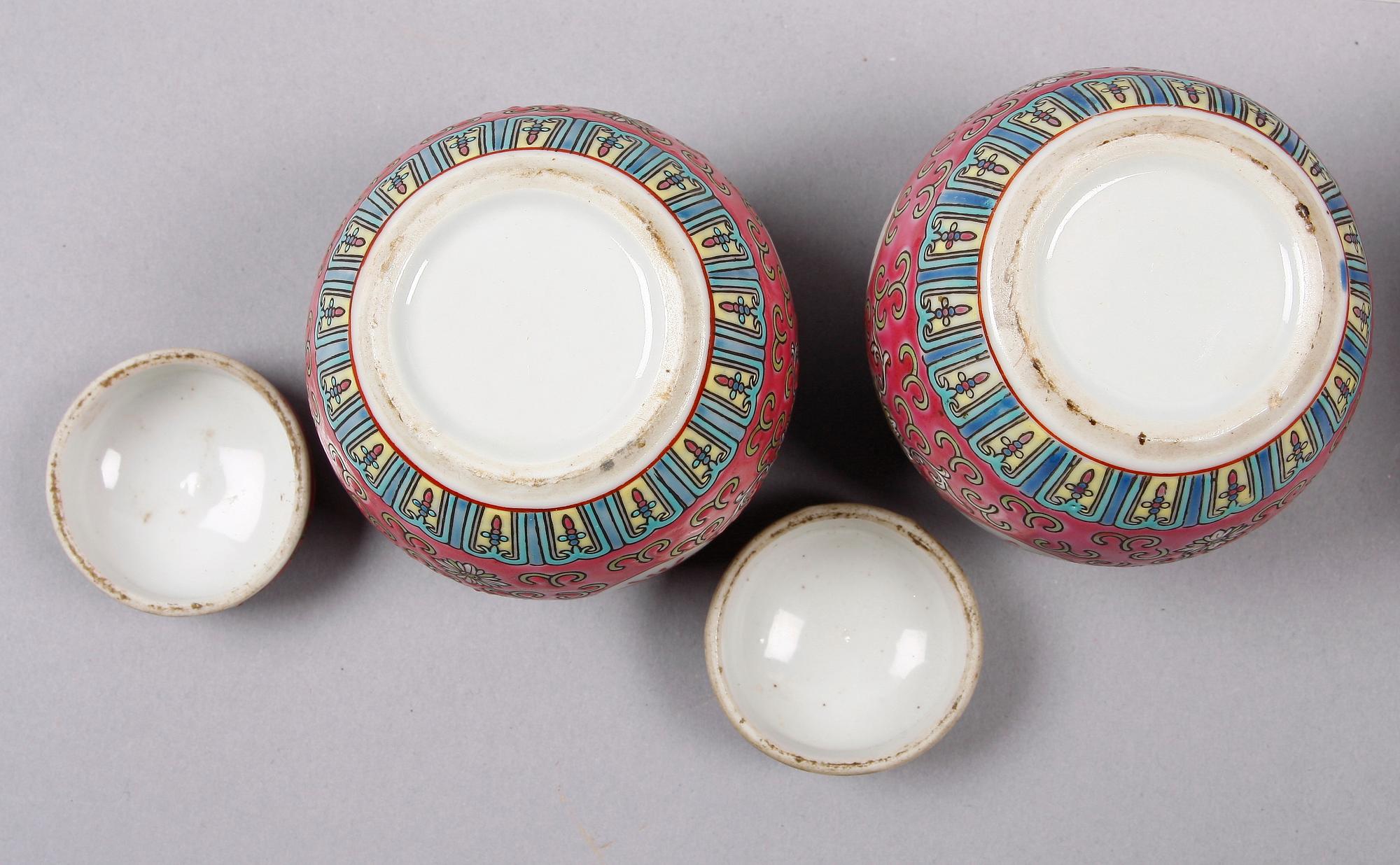 PARTI PORSLIN, 3 delar, Kina, 1900-tal.