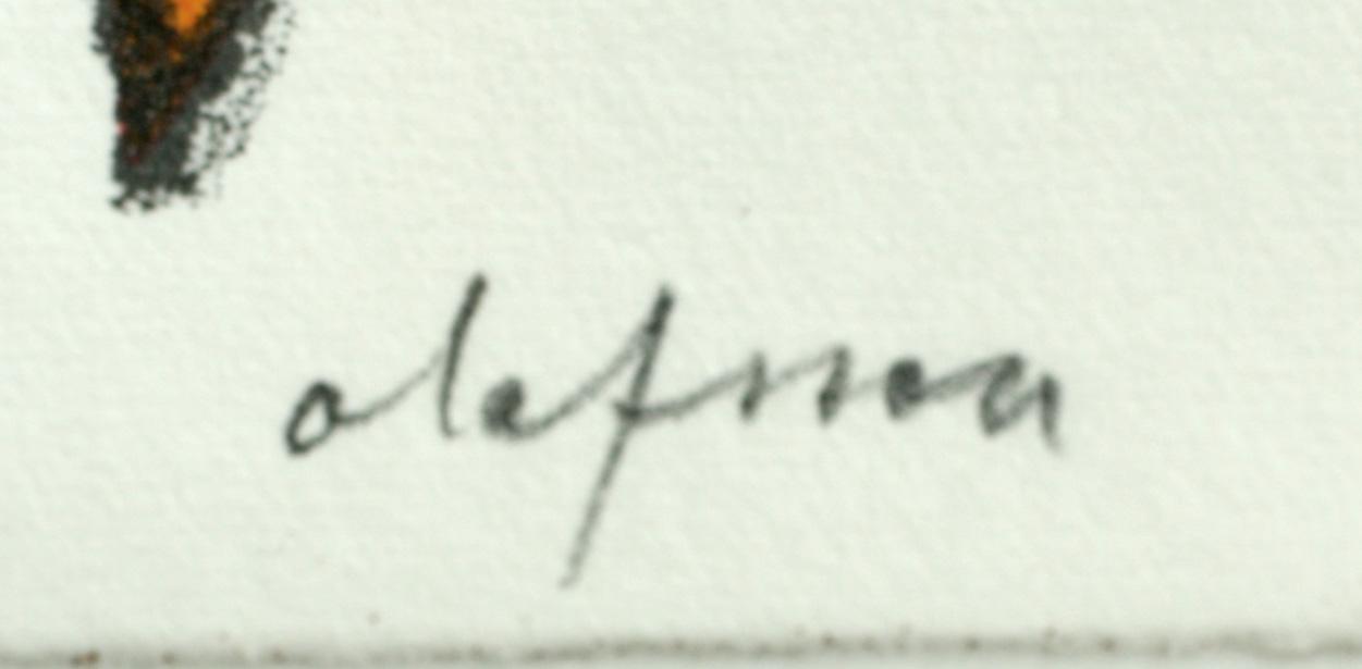 PIERRE OLOFSSON, färglitografi, sign o numr 175/300.