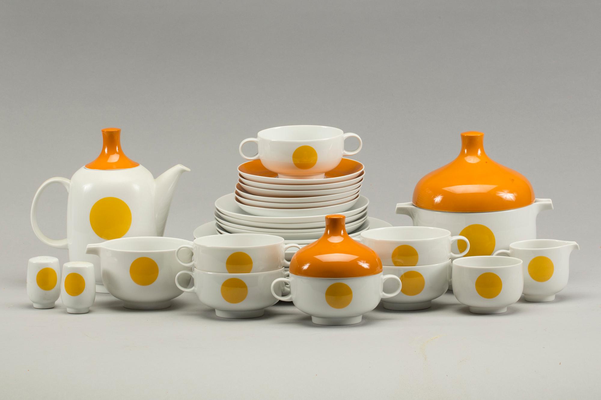 SERVIS, 25 delar, porslin, "Plus", Rosenthal.