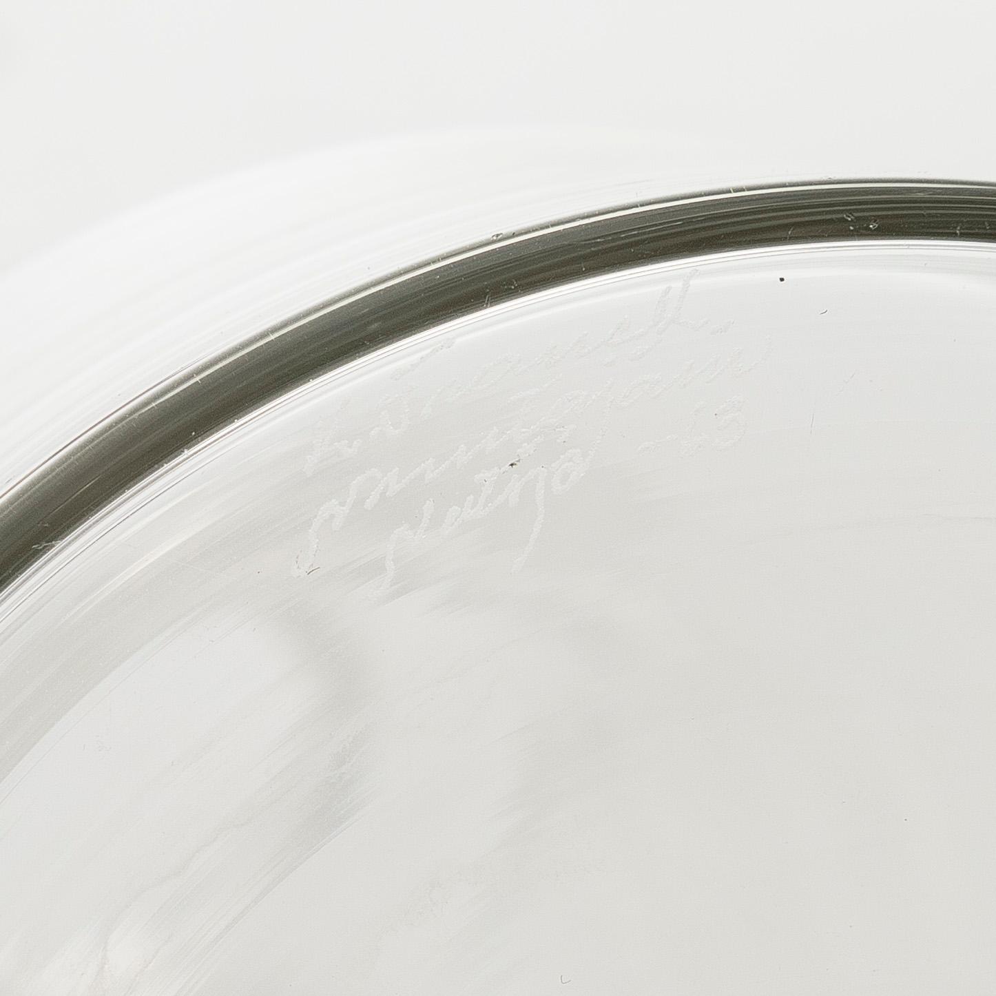 Kaj Franck, karahvi, malli 1502, "Kukkopullo" signeerattu K. Franck Nuutajärvi Notsjö -63.