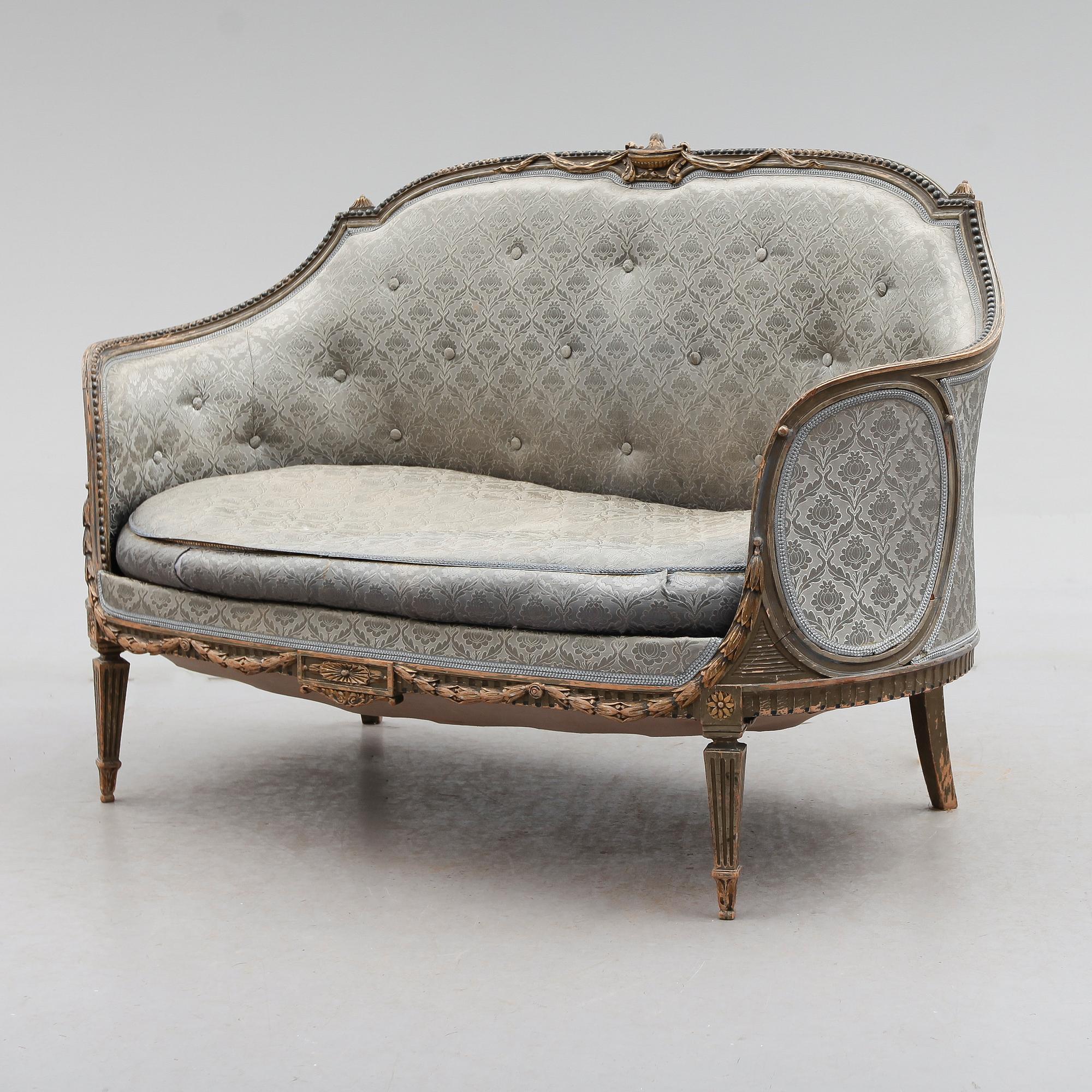 SOFFA, gustaviansk stil, 1900-talets första hälft.