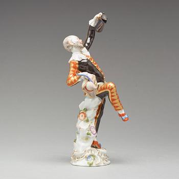 FIGURIN, porslin. Meissen, 1900-tal.