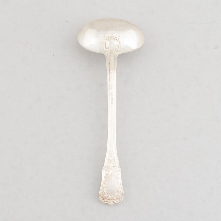 Ole Hagen, a Sterling Sauce Spoon, "Rosenborg", A Michelsen, Copenhagen circa 1960.