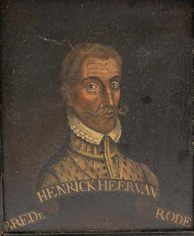 Regentporträtt, ett par, 17/1800-tal.