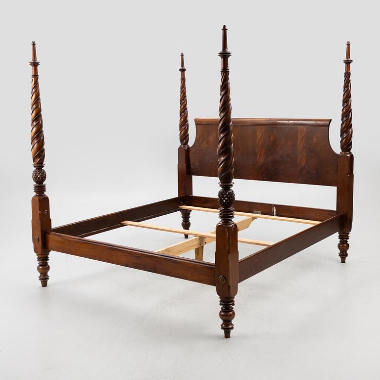 A 'Regency' bed frame, possibly Ralph Lauren, 2000s.