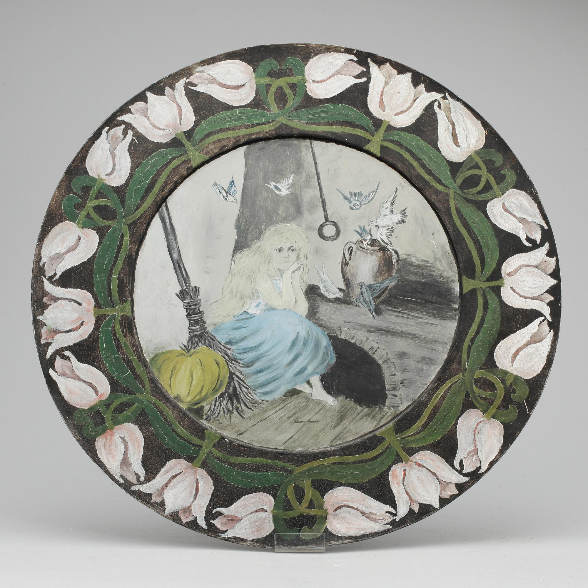 BRICKA, bleckplåt, omkring 1900.