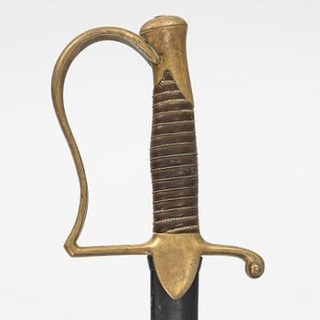 A Swedsih NCO's saber, 1899, with scabbard.