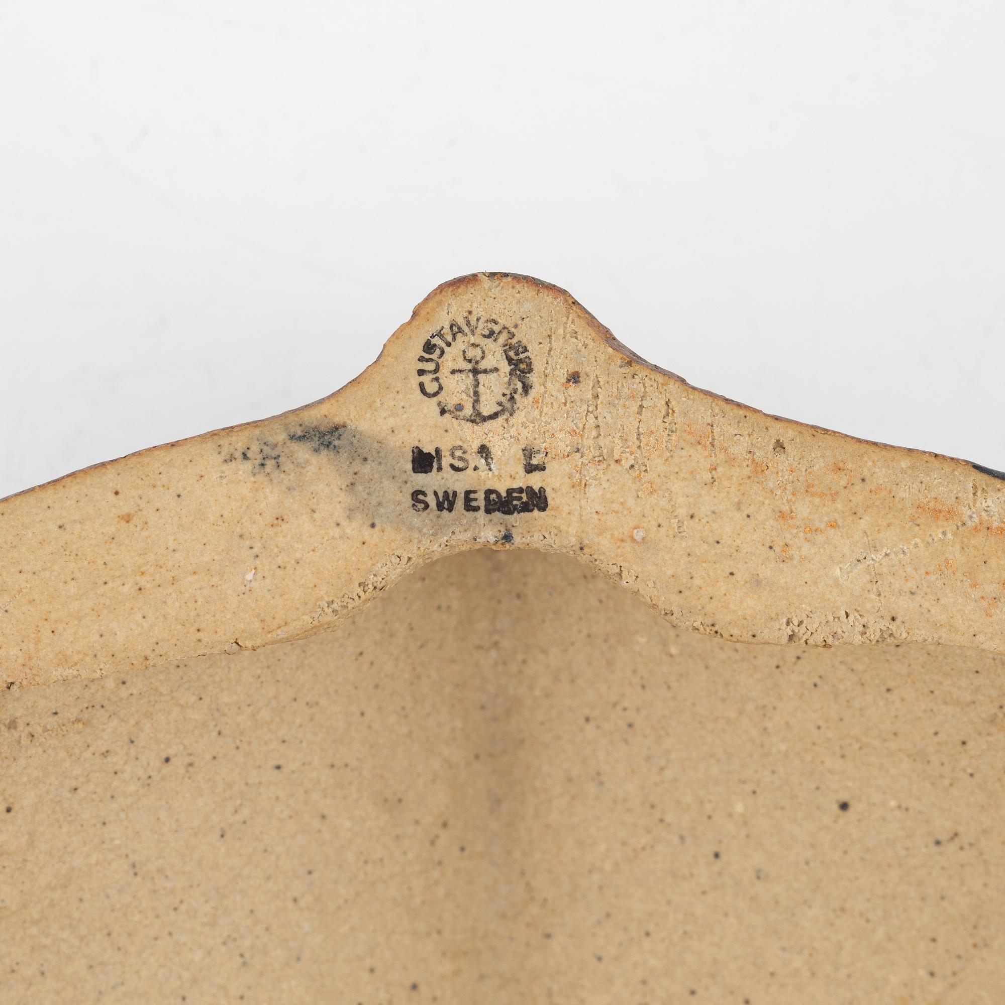 Lisa Larson, mask, stengods, Gustavsberg.