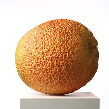 Hans Hedberg, a faience sculpture of a bitter orange, Biot, France.