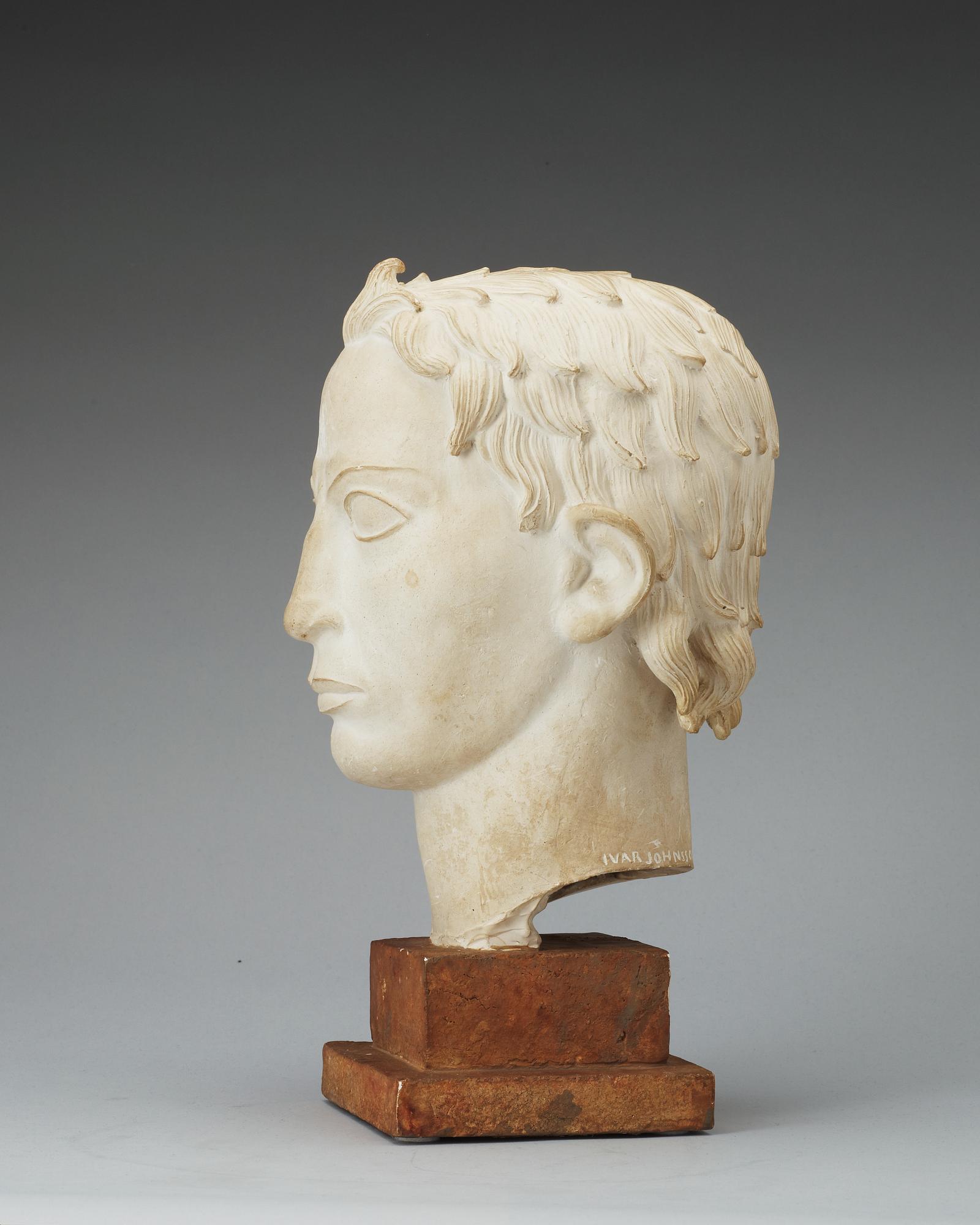 Ivar Johnsson, An Ivar Johansson plaster sculpture head of David.