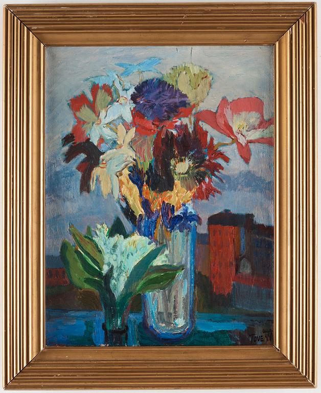 Tove Jansson, Stilleben med vårblommor.