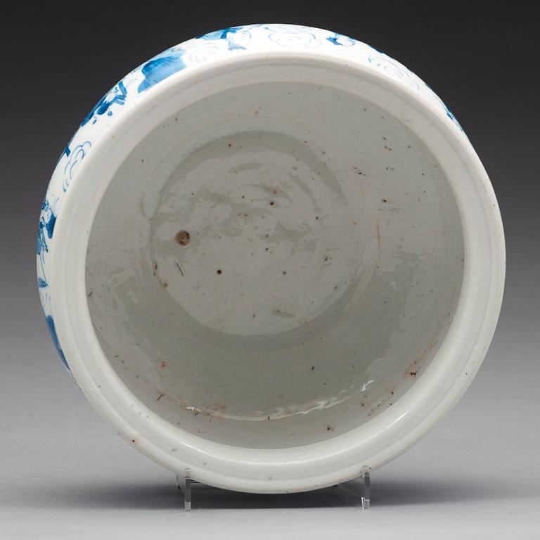 A blue and white censer, Qing dynasty, Kangxi (1662-1722).