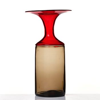 Tapio Wirkkala, a "Lapponi" glass vase, Venini, Italy 1960's.