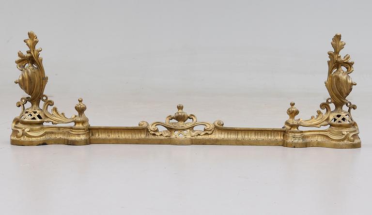 BRASSTÄLL, brons, rokokostil, 1800-tal.
