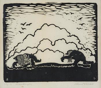 743. John Bauer, "Två Troll".