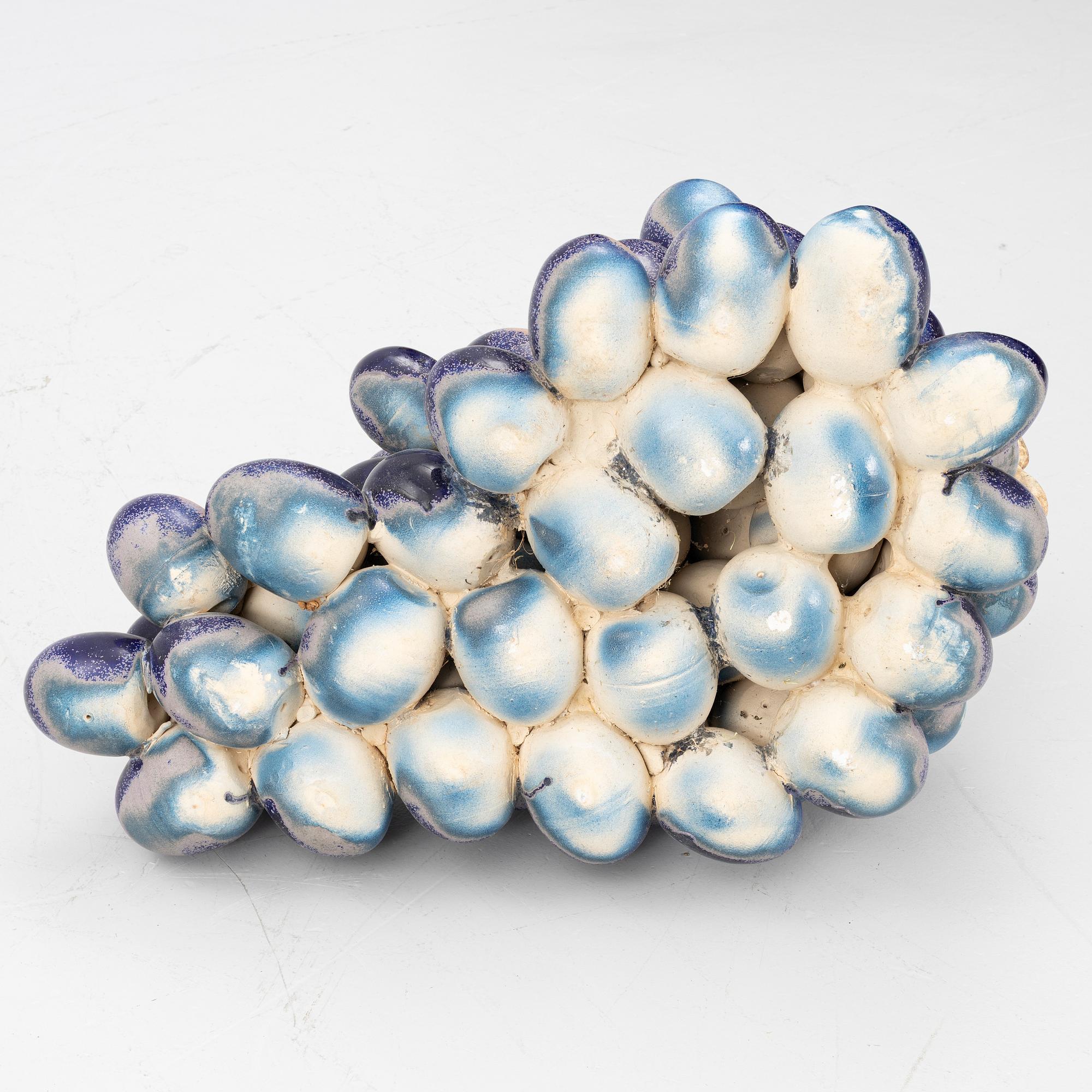 Kjell Janson, a monumental glazed ceramic sculpture, own studio, Mora, 2000.