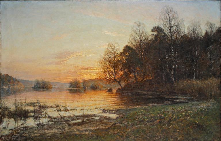 EDVARD ROSENBERG, olja på duk, signerad och daterad 1902.