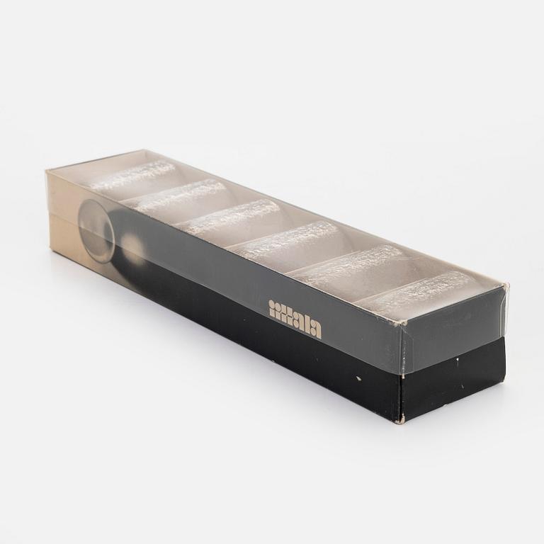 Tapio Wirkkala, a set of six 'Mini' schnapps glasses for Iittala, in original box.