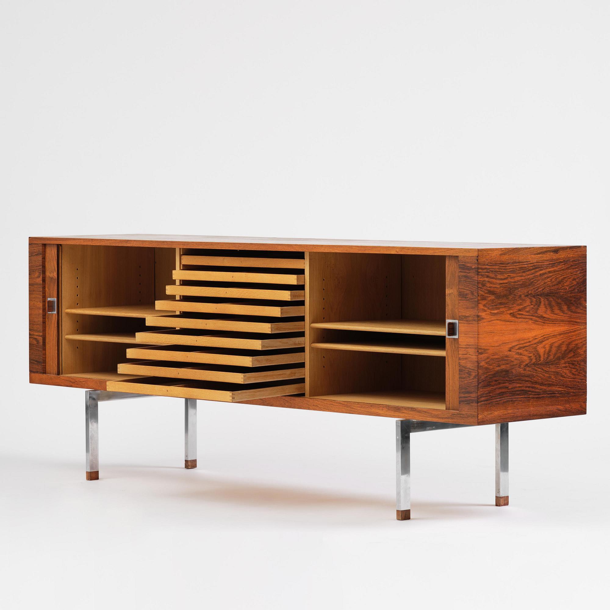 Hans J. Wegner, a "President" sideboard, model RY-25, Ry Møbler, Denmark, 1959.