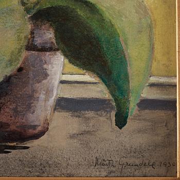 Märta Grundell-Grünewald, Still Life with Amaryllis.