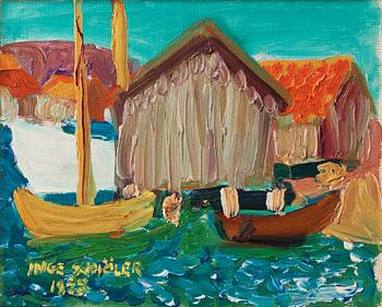642. Inge Schiöler, Boathouses.