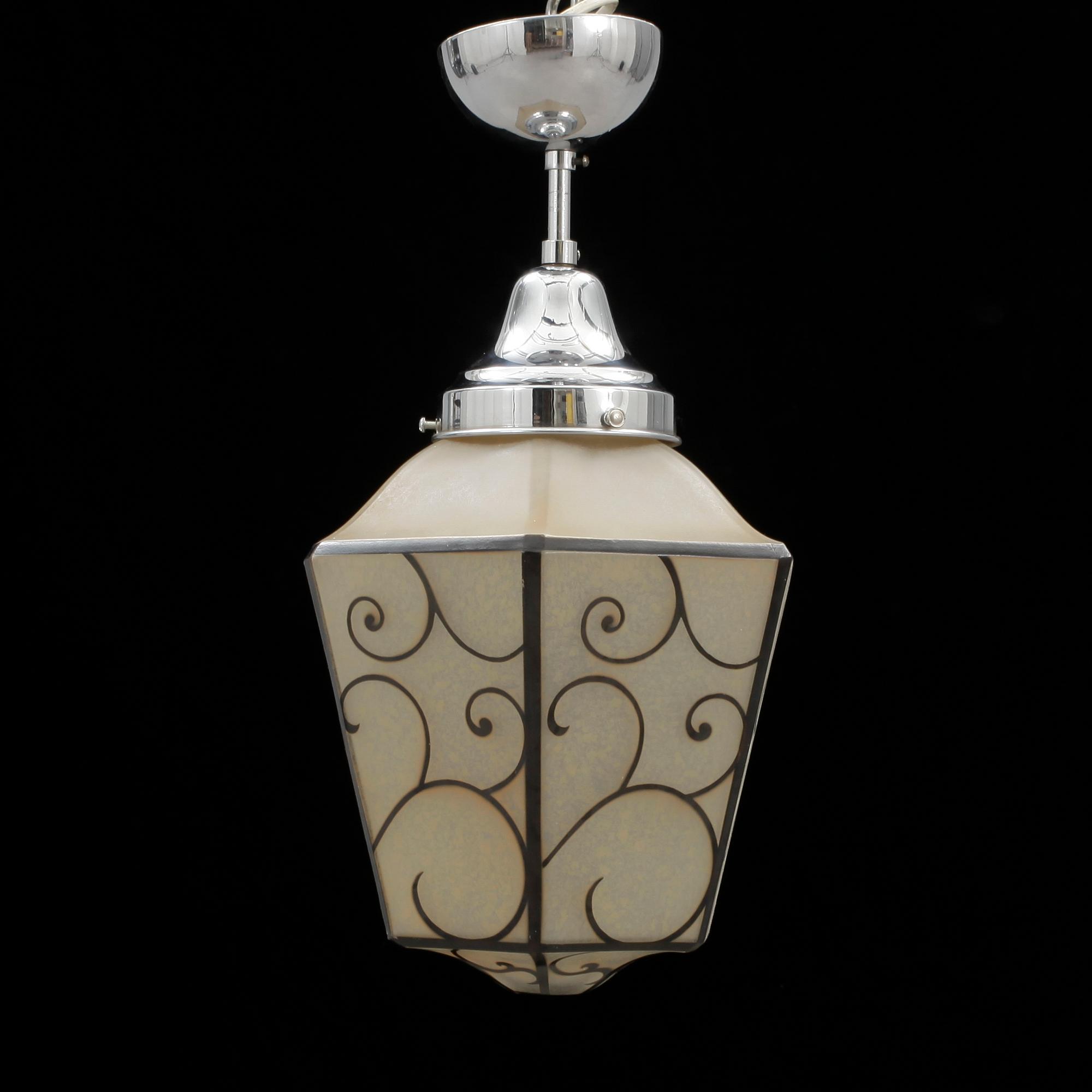 TAKLAMPA, art déco, 20/30-tal.