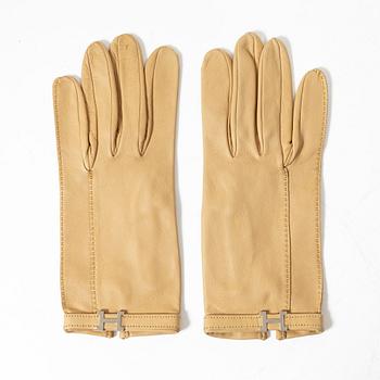 Hermès, handskar, storlek 7 1/2.