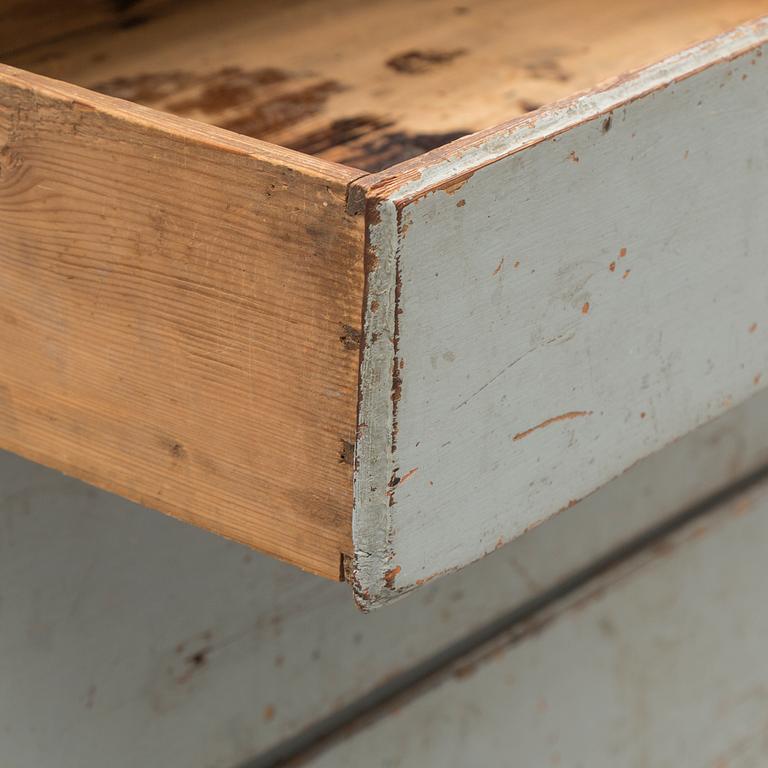 a chest of drawers from the late 19th century.