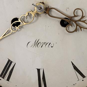 Longcase clock folk art, dated 1862.