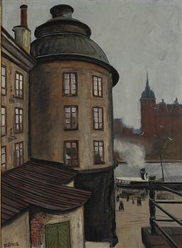 Lars Boëthius, oil on canvas, signed.