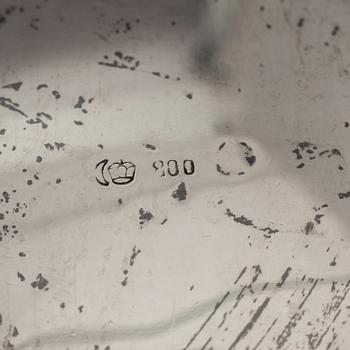 A German rococo style silver tea- and coffee service.