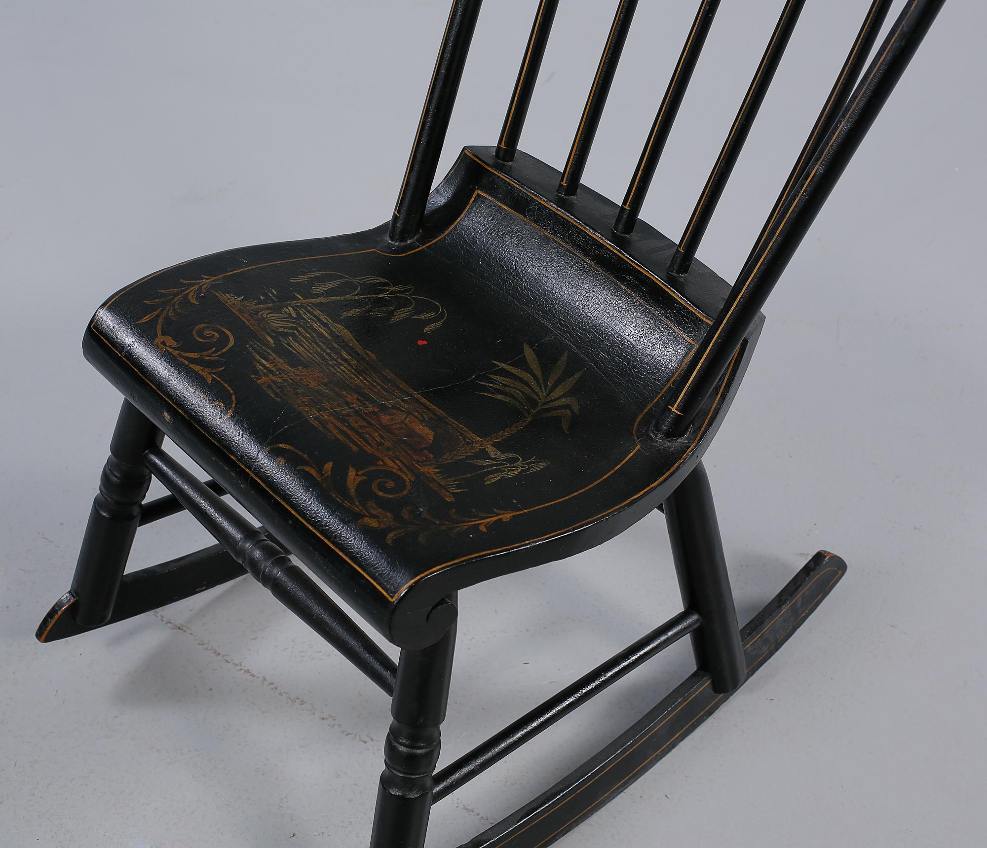 BARNGUNGSTOL, 1800-tal.