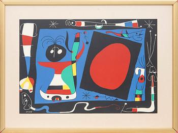 Joan Miró, "Woman at the Mirror", from "Behind the Mirror. 10 Years of Publishing".