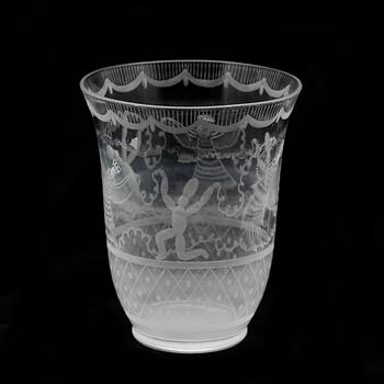 VAS, glas, Edward Hald, Orrefors.