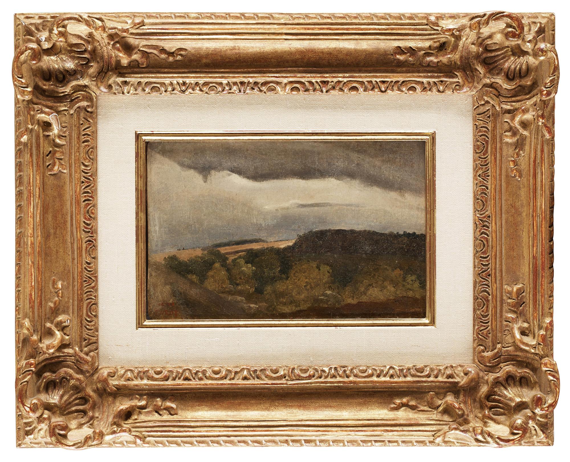 Jean Baptiste Camille Corot, "Plateaux Boises".