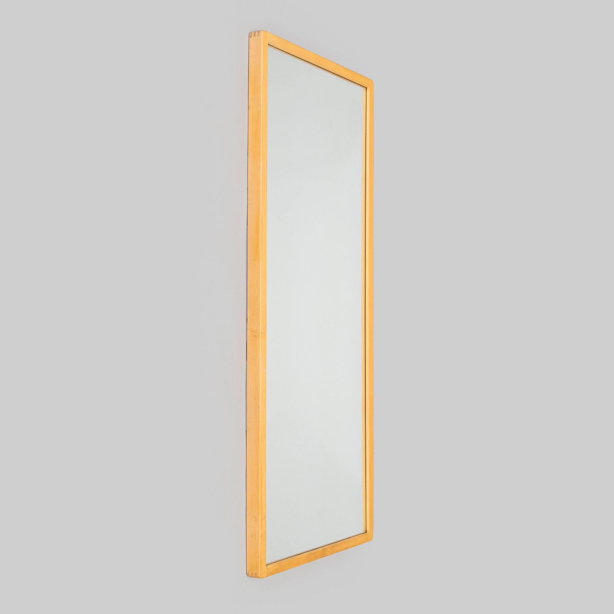 Alvar Aalto, a mirror, model 192A for Artek Finland, late 20th century.