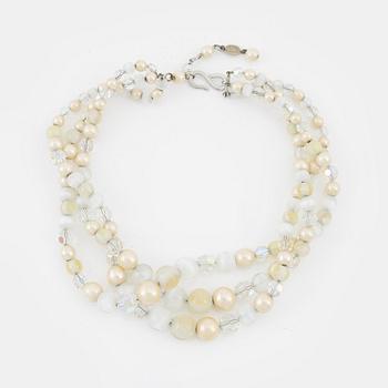 Christian Dior, a pearl and chrystal necklace, 1959.