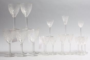 GLASSERVISDELAR, 25 st, Sverige 1900-tal.