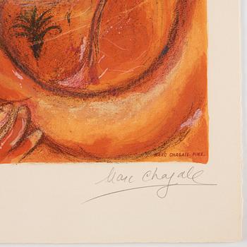 Marc Chagall Efter, "Femme au bouquet", ur: "Nice et la Côte d'Azur".